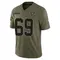 Adam Butler Men's Limited Olive Las Vegas Raiders 2025 Salute to Service Jersey