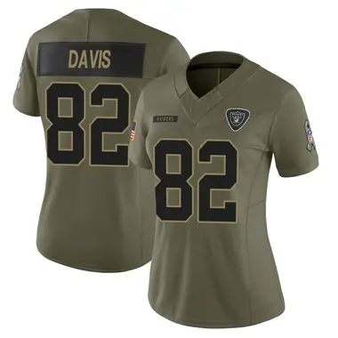 Al Davis Women's Limited Olive Las Vegas Raiders 2025 Salute to Service Jersey