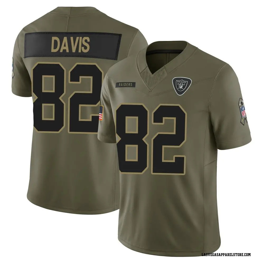 Al Davis Youth Limited Olive Las Vegas Raiders 2025 Salute to Service Jersey
