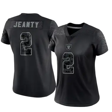 Ashton Jeanty Women's Limited Black Las Vegas Raiders Reflective Jersey