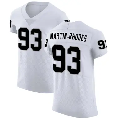 Brodric Martin-Rhodes Men's Elite White Las Vegas Raiders Vapor Untouchable Jersey