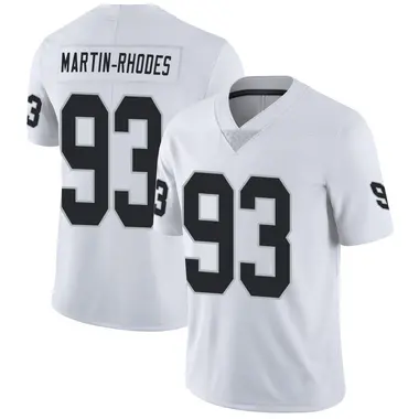 Brodric Martin-Rhodes Men's Limited White Las Vegas Raiders Vapor Untouchable Jersey