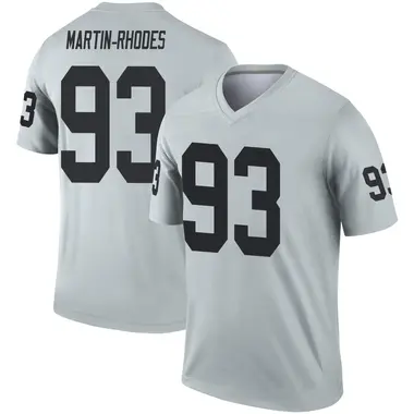 Brodric Martin-Rhodes Youth Legend Las Vegas Raiders Inverted Silver Jersey