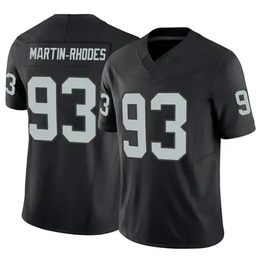 Brodric Martin-Rhodes Youth Limited Black Las Vegas Raiders Vapor F.U.S.E. Jersey