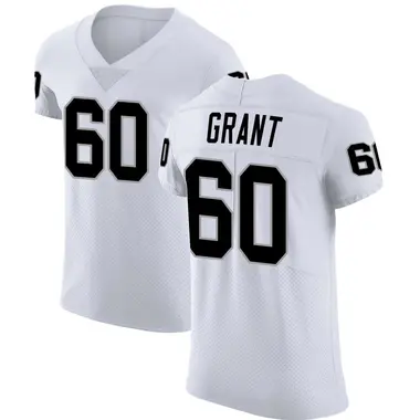 Charles Grant Men's Elite White Las Vegas Raiders Vapor Untouchable Jersey