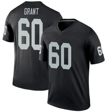 Charles Grant Men's Legend Black Las Vegas Raiders Jersey