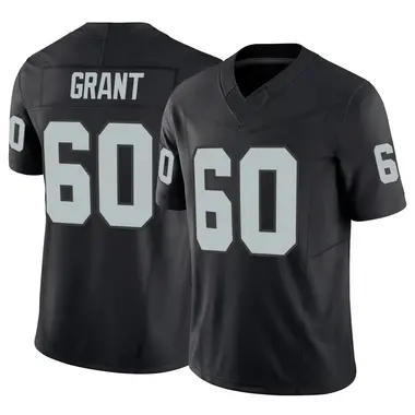 Charles Grant Men's Limited Black Las Vegas Raiders Vapor F.U.S.E. Jersey