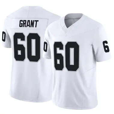 Charles Grant Men's Limited White Las Vegas Raiders Vapor F.U.S.E. Jersey
