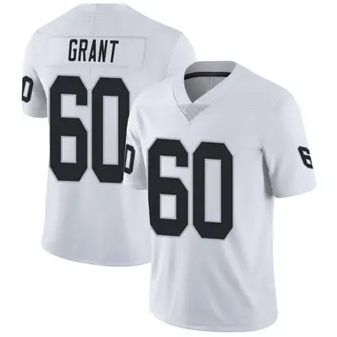 Charles Grant Men's Limited White Las Vegas Raiders Vapor Untouchable Jersey