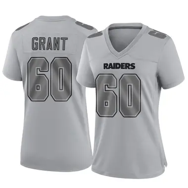 Charles Grant Women's Game Gray Las Vegas Raiders Atmosphere Fashion Jersey