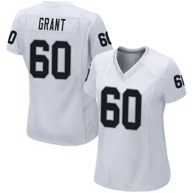 Charles Grant Women's Game White Las Vegas Raiders Jersey
