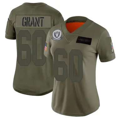 Charles Grant Women's Limited Camo Las Vegas Raiders 2019 Salute to Service Jersey