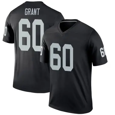 Charles Grant Youth Legend Black Las Vegas Raiders Jersey
