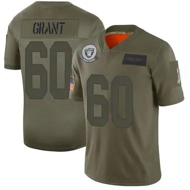 Charles Grant Youth Limited Camo Las Vegas Raiders 2019 Salute to Service Jersey