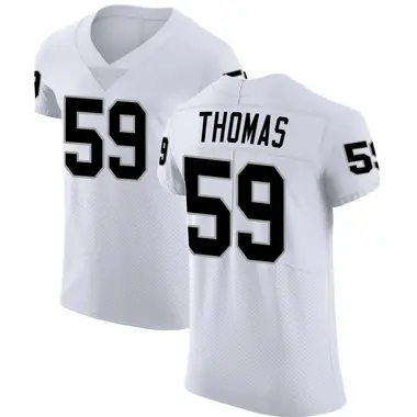 Chris Thomas Men's Elite White Las Vegas Raiders Vapor Untouchable Jersey