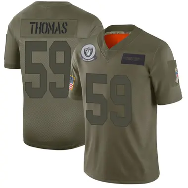 Chris Thomas Men's Limited Camo Las Vegas Raiders 2019 Salute to Service Jersey