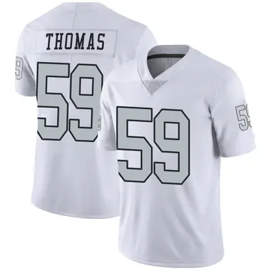 Chris Thomas Men's Limited White Las Vegas Raiders Color Rush Jersey