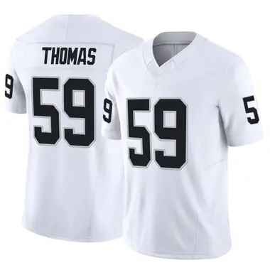 Chris Thomas Men's Limited White Las Vegas Raiders Vapor F.U.S.E. Jersey