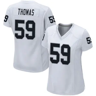 Chris Thomas Women's Game White Las Vegas Raiders Jersey