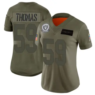 Chris Thomas Women's Limited Camo Las Vegas Raiders 2019 Salute to Service Jersey