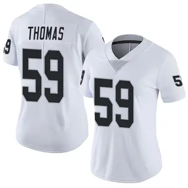 Chris Thomas Women's Limited White Las Vegas Raiders Vapor Untouchable Jersey