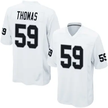 Chris Thomas Youth Game White Las Vegas Raiders Jersey