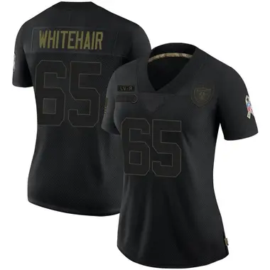 Cody Whitehair Women's Limited Black Las Vegas Raiders 2020 Salute To Service Jersey
