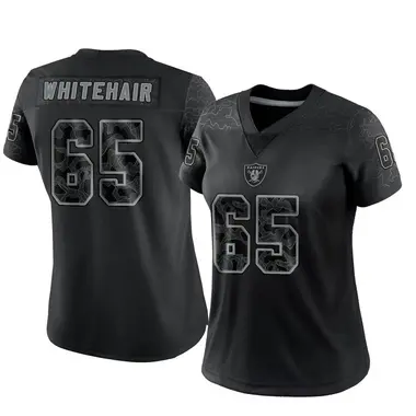 Cody Whitehair Women's Limited Black Las Vegas Raiders Reflective Jersey