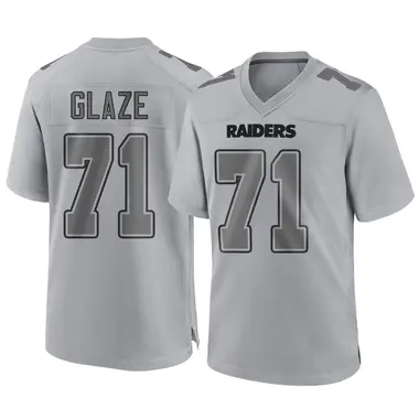 DJ Glaze Men's Game Gray Las Vegas Raiders Atmosphere Fashion Jersey