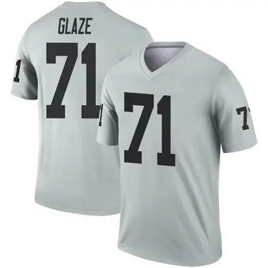DJ Glaze Men's Legend Las Vegas Raiders Inverted Silver Jersey