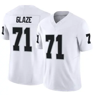 DJ Glaze Men's Limited White Las Vegas Raiders Vapor F.U.S.E. Jersey