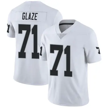 DJ Glaze Men's Limited White Las Vegas Raiders Vapor Untouchable Jersey