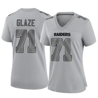 DJ Glaze Women's Game Gray Las Vegas Raiders Atmosphere Fashion Jersey