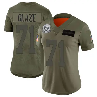 DJ Glaze Women's Limited Camo Las Vegas Raiders 2019 Salute to Service Jersey