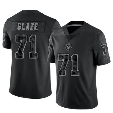 DJ Glaze Youth Limited Black Las Vegas Raiders Reflective Jersey