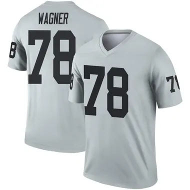 Dalton Wagner Men's Legend Las Vegas Raiders Inverted Silver Jersey