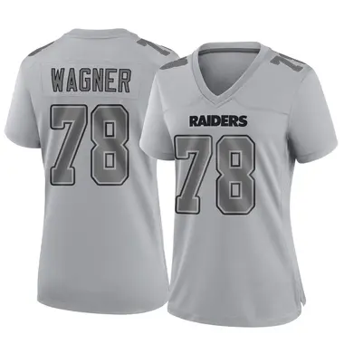 Dalton Wagner Women's Game Gray Las Vegas Raiders Atmosphere Fashion Jersey
