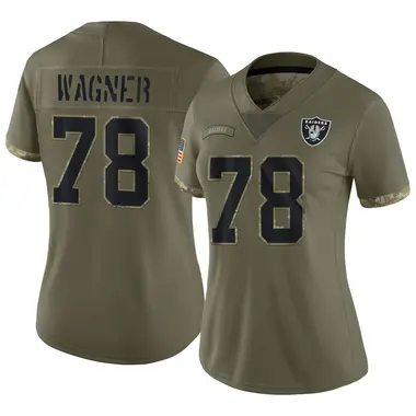 Dalton Wagner Women's Limited Olive Las Vegas Raiders 2022 Salute To Service Jersey