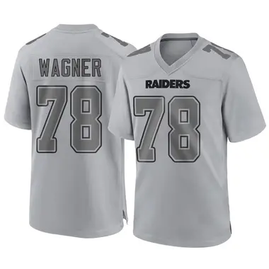 Dalton Wagner Youth Game Gray Las Vegas Raiders Atmosphere Fashion Jersey