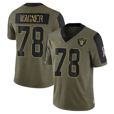 Dalton Wagner Youth Limited Olive Las Vegas Raiders 2021 Salute To Service Jersey
