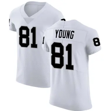 Dareke Young Men's Elite White Las Vegas Raiders Vapor Untouchable Jersey