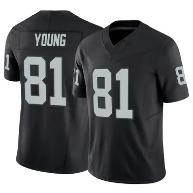 Dareke Young Men's Limited Black Las Vegas Raiders Vapor F.U.S.E. Jersey