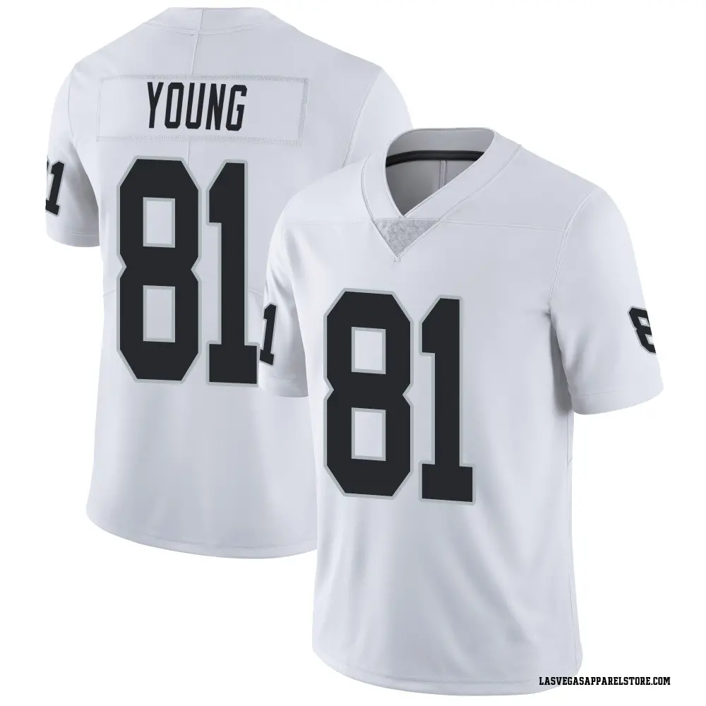 Dareke Young Men's Limited White Las Vegas Raiders Vapor Untouchable Jersey