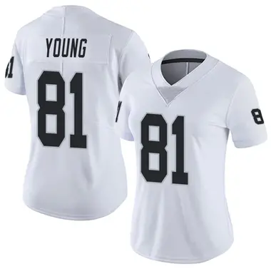 Dareke Young Women's Limited White Las Vegas Raiders Vapor Untouchable Jersey