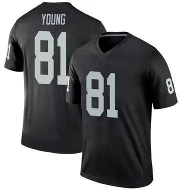 Dareke Young Youth Legend Black Las Vegas Raiders Jersey