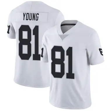 Dareke Young Youth Limited White Las Vegas Raiders Vapor Untouchable Jersey