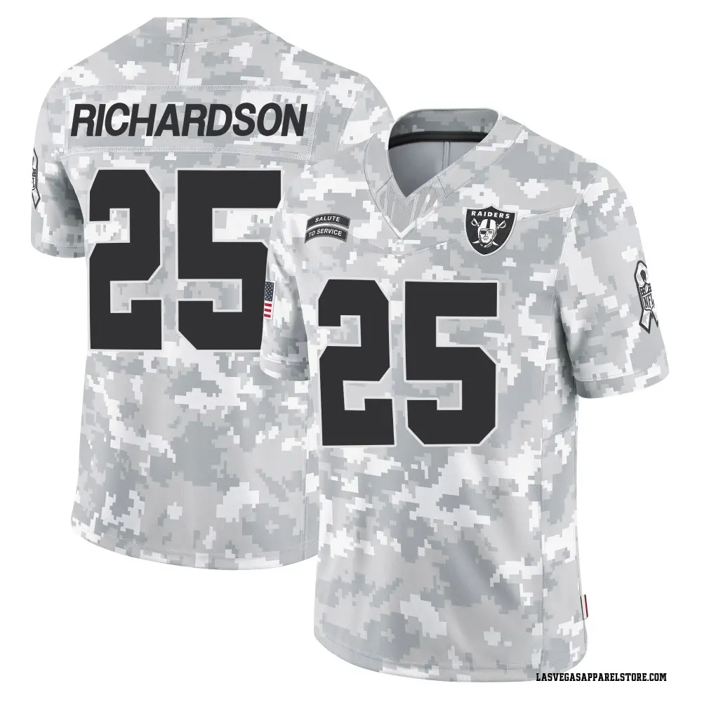 Decamerion Richardson Youth Limited Arctic Camo Las Vegas Raiders 2024 Salute to Service Jersey