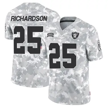 Decamerion Richardson Youth Limited Arctic Camo Las Vegas Raiders 2024 Salute to Service Jersey