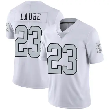 Dylan Laube Men's Limited White Las Vegas Raiders Color Rush Jersey