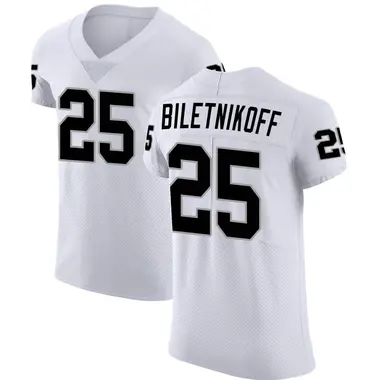 Fred Biletnikoff Men's Elite White Las Vegas Raiders Vapor Untouchable Jersey